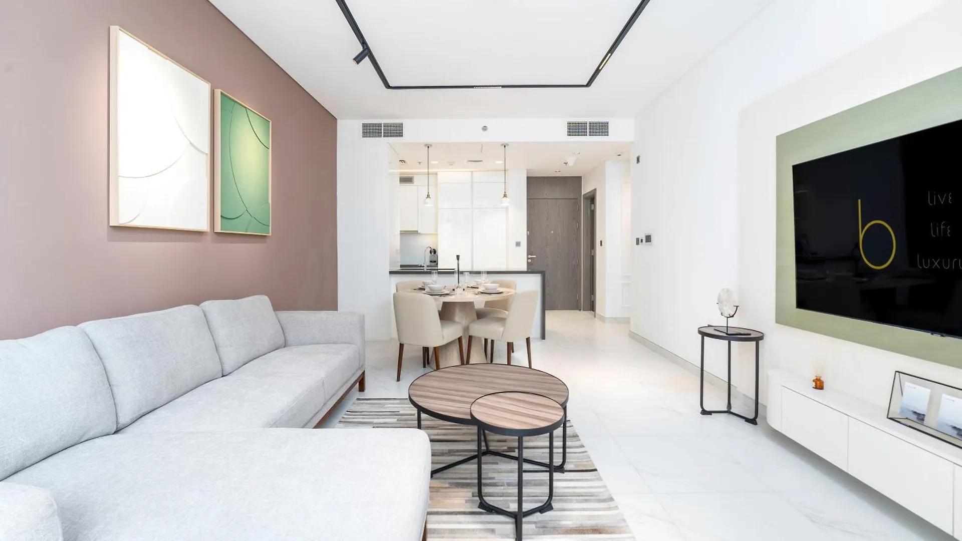 Apartment Bookable - District One, Crystal Lagos - 2 Bedroom With Study Dubai