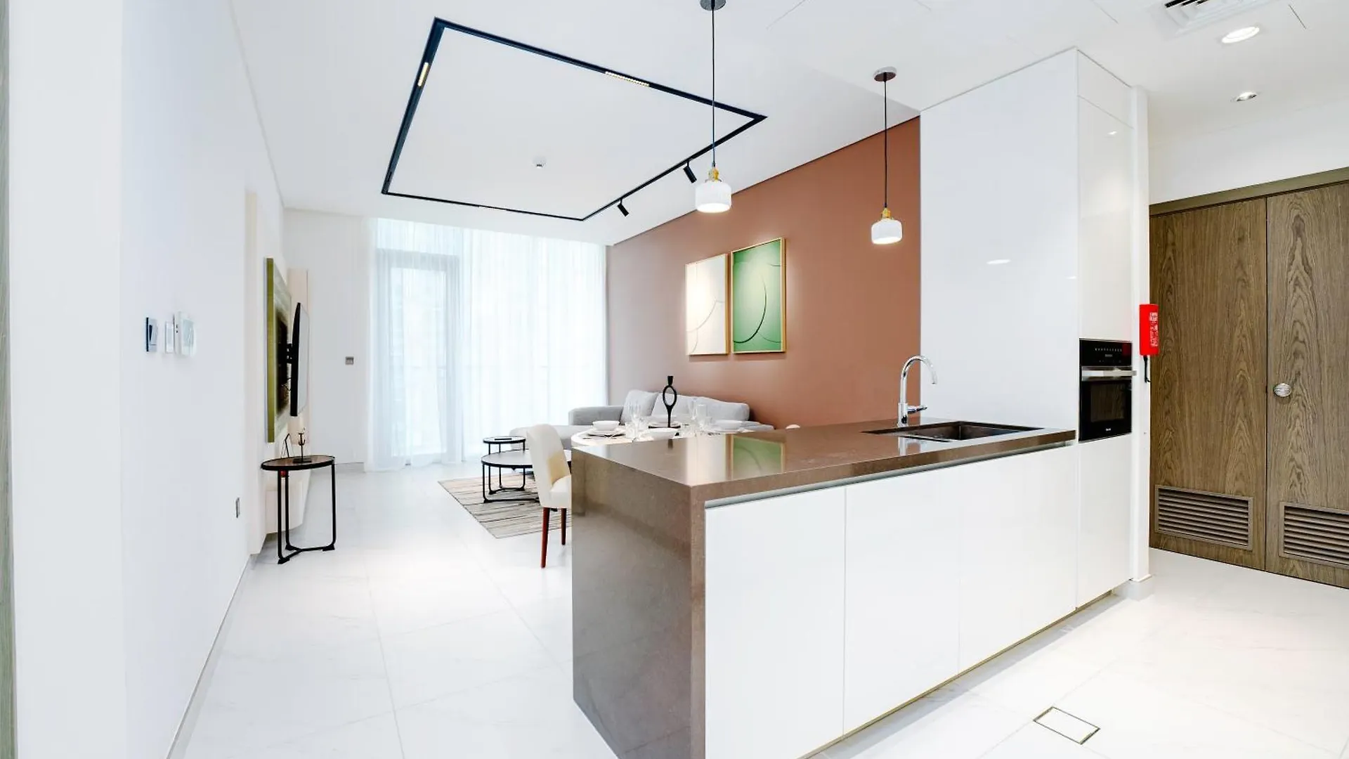 Bookable - District One, Crystal Lagos - 2 Bedroom With Study Dubai Apartment